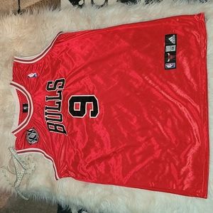 20th anniversary 1st championship addidas Chicago Bulls jersey number 9 Deng